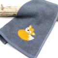 Handtuch Fuchs grau 30x30cm