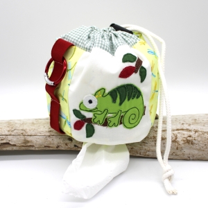 Toilettenpapierbeutel-Klopapier-Camping-Beutel-gelb-Libelle-Chamleon