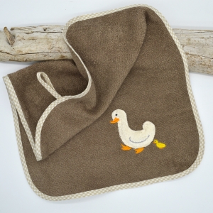 Handtuch-Gans-Ente-beige-