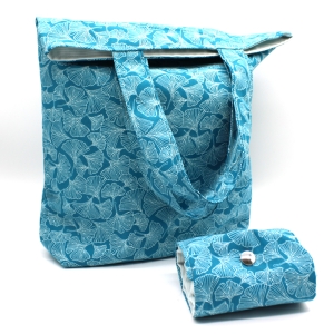 Tasche-Beutel-Einkaufstasche-petrol-trkis