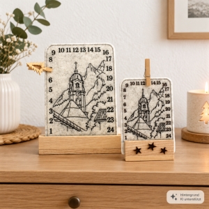 Tischadventskalender-aus-Filz-Adventskalender-Bergliebe-Mittenwald