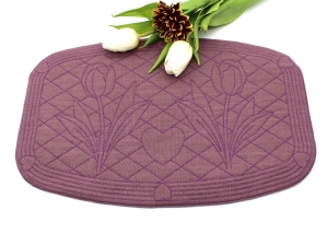 Platzset-Quilt-Untersetzer-Tulpe-flieder-lila-23-x-35cm