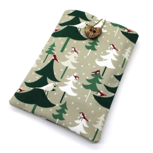Buchhlle-Standard-Buch-Geschenkidee-Weihnachtsmotiv-Vgel-EINZELSTCK