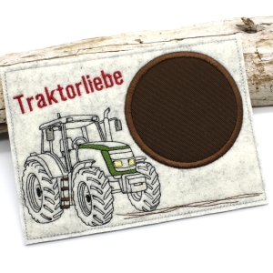 Filzuntersetzer-MugRug-Traktor