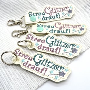 Schlsselanhnger-Streu-Glitzer-drauf