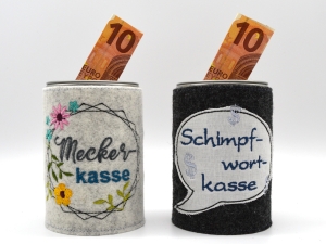 Spardose-Blechdose-Schimpfwort