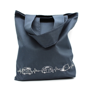 Tasche-Beutel-Einkaufstasche-Camping-blau