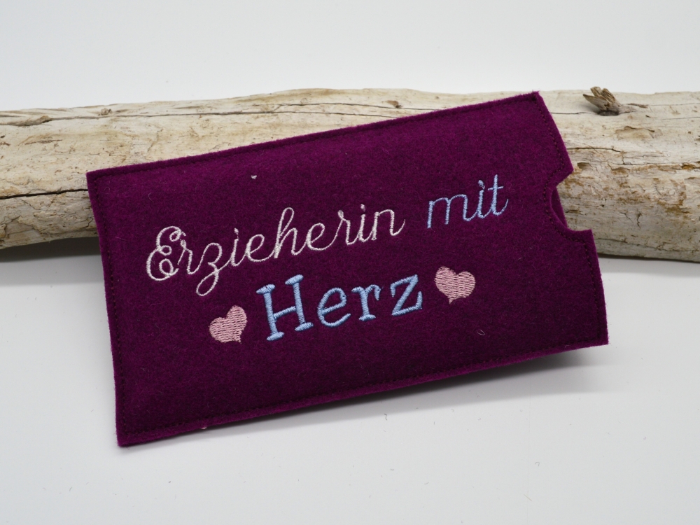 Bild 1 von Schokoladenhülle Geschenkidee für den Direktor Sekretärin Erzieherin Trainer  / (Variante) Erzieherin beere