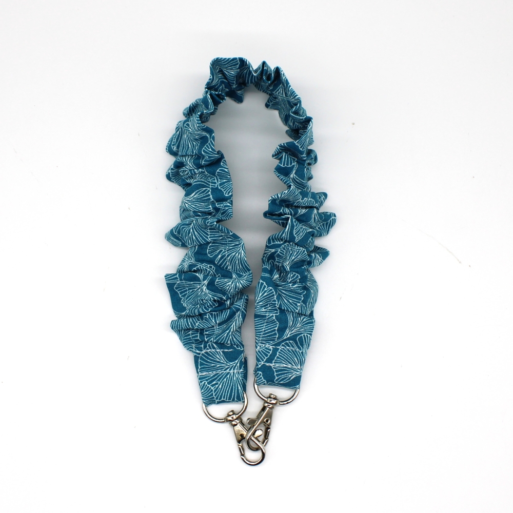 Bild 1 von Handyband Schlüsselband kurz Gr.S Scrunchie Style für Handgelenk  / (Variante Farbe) türkis