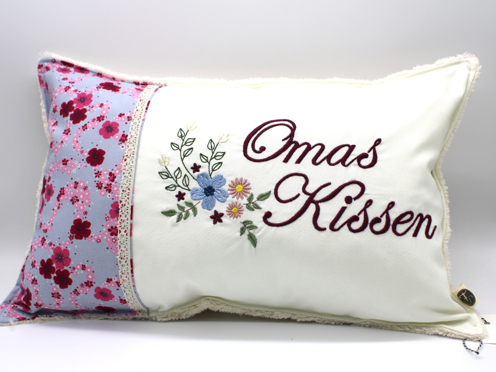 Bild 1 von Kissen Oma ist die Beste verschiedene Varianten und Farben 45x30cm