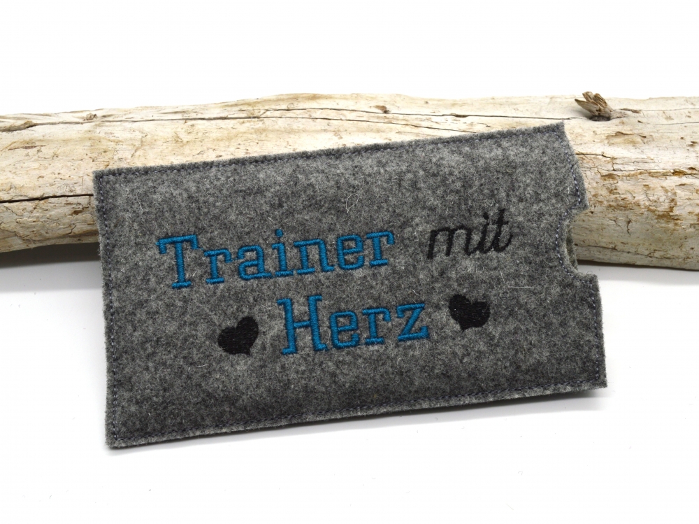 Bild 1 von Schokoladenhülle Geschenkidee für den Direktor Sekretärin Erzieherin Trainer  / (Variante) Trainer grau
