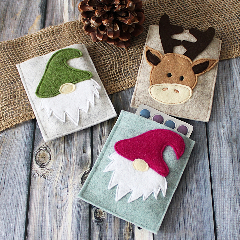 Bild 1 von Wunscherfüller für Gutscheine oder Geldgeschenke  / (Variante Motiv) Wichtel eisblau pinke Mütze