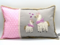 Kissen Lama Lamalove mit Name