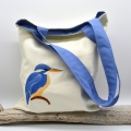 Tasche Einkaufstasche Beutel Eisvogel