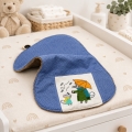 Bild 3 von Spucktuch Schulterspucktuch blau Maus Herbstmaus