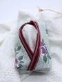 Bild 2 von Taschentücherbox für ein Päckchen Taschentücher rot rosa Blümchen 