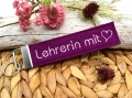 Bild 4 von Schlüsselanhänger Lehrerin mit Herz