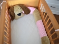 Bild 2 von Bettschlange Hund Wacki beige rosa