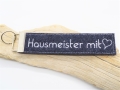 Bild 2 von Schlüsselanhänger Filz Hausmeister mit Herz