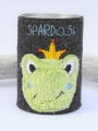 Spardose Blechdose Frosch doodle mit Name