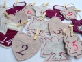 Bild 2 von Adventskalender aus Filz mit kleinem Einschubfach