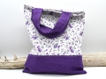 Tasche Beutel lila flieder auch mit Namen möglich