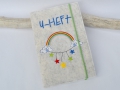 Bild 4 von U-Heft Hülle aus Filz mit Regenbogen