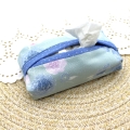 Taschentücherbox für ein Päckchen Taschentücher mint blau rosa Blumen