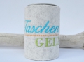 Spardose Blechdose Taschengeld hellgrau