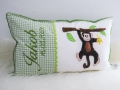 Bild 2 von Kissen Affe mit Name und Geburtsdaten 45x30cm