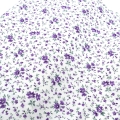 Bild 1 von Baumwollstoff Westfalenstoffe Capri weiß lila Blümchen violette