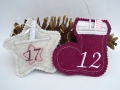 Bild 7 von Adventskalender aus Filz mit kleinem Einschubfach