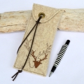 Bild 1 von Etui Filzetui  Stifteetui Brillenetui Hirsch  / (Variante Farbe) sand/braun