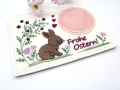 Filzuntersetzer Osterhase Ostern Tassenteppich creme