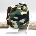 Toilettenpapierbeutel Klopapier Camping Beutel  Camouflage schwarz grün