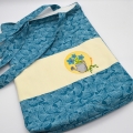 Bild 3 von Tasche Einkaufstasche Beutel Blumen Gießkanne türkis