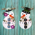 Adventskalender Schneemann Paar