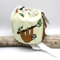 Toilettenpapierbeutel Klopapier Camping Beutel  Faultier