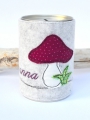 Bild 4 von Spardose Blechdose mit Name und Pilz Spardose Filz