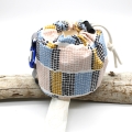 Bild 1 von Toilettenpapierbeutel Klopapier Camping Beutel  senf hellblau grau