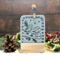 Tischadventskalender aus Filz Adventskalender Spatz und Maus