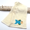 Bild 4 von Kindergarten SET Sitzkissen Wäschebeutel Handtuch Fisch Sterne blau