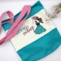 Bild 3 von Tasche Beutel Einkaufstasche türkis Cord summer vibes