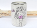 Bild 2 von Spardose Blechdose Mädchen mit Name