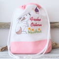 Beutel Hase weiß rosa