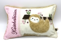 Bild 1 von Kissen Faultier 35x23cm  / (Variante) 35x23cm mit Name des Kindes