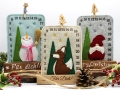 Tischadventskalender aus Filz Adventskalender Applikationen
