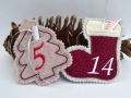 Bild 6 von Adventskalender aus Filz mit kleinem Einschubfach