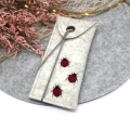 Bild 1 von Etui Filzetui  Brillenetui Marienkäfer