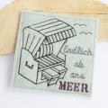 Bild 2 von Filzuntersetzer Strandkorb MugRug 10x10cm